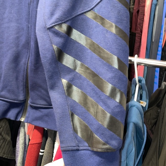 Men’s ACX Active performance jacket hoodie blue zipper pockets size extra large - Picture 5 of 8